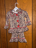 Cheetah Pajama Set