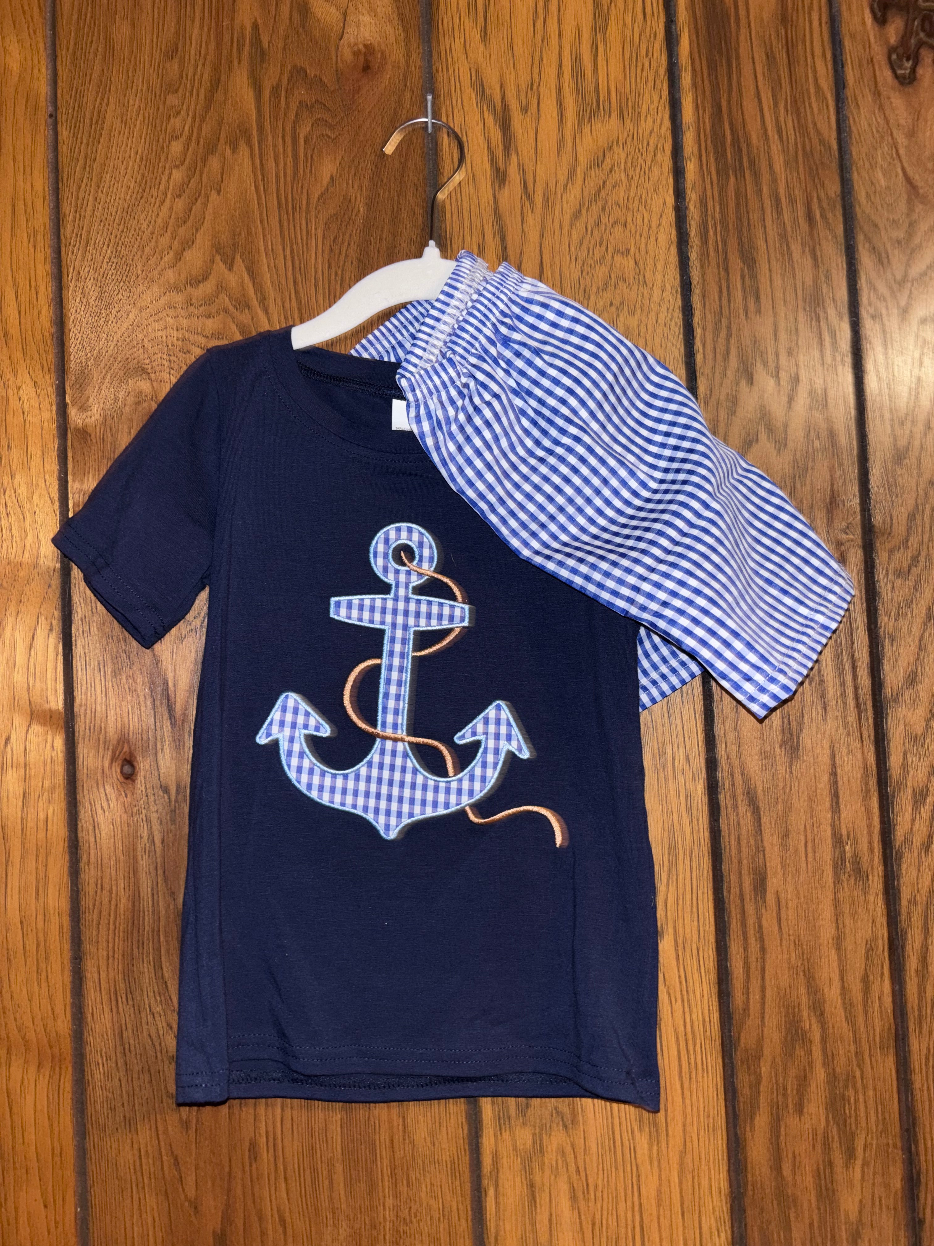 Anchor Shorts Set