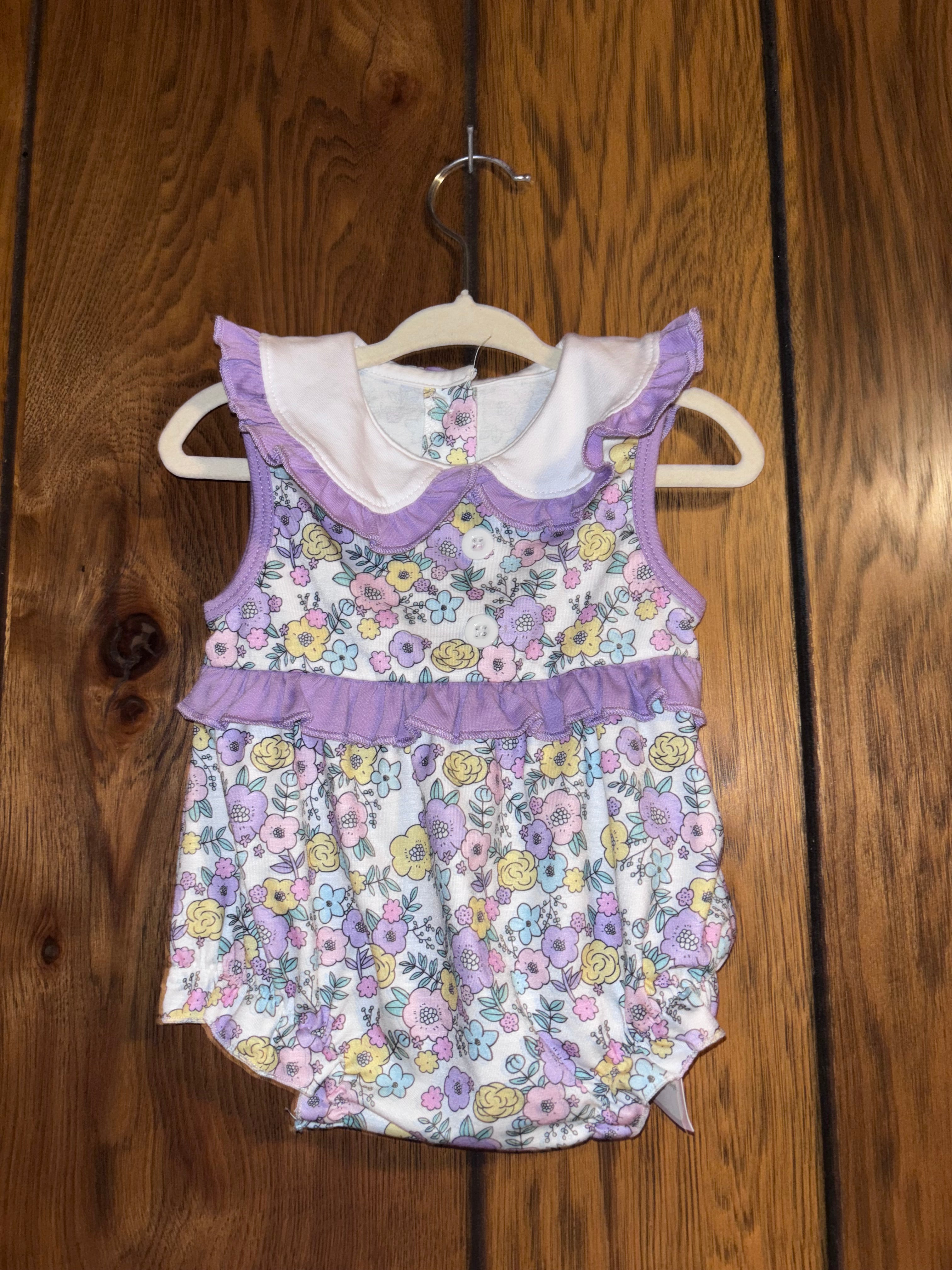 Purple Floral Bubble