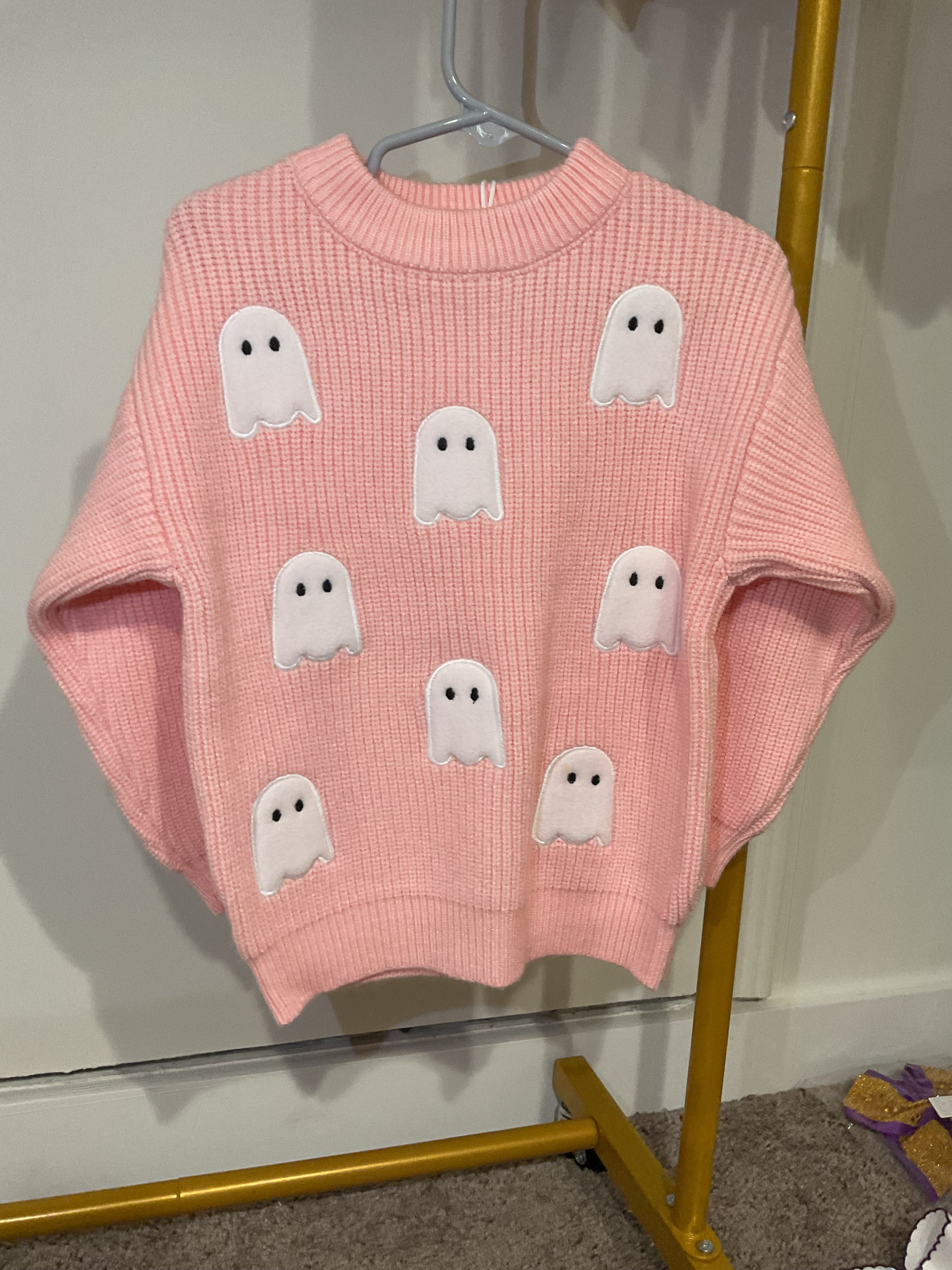 Pink Ghost Sweater