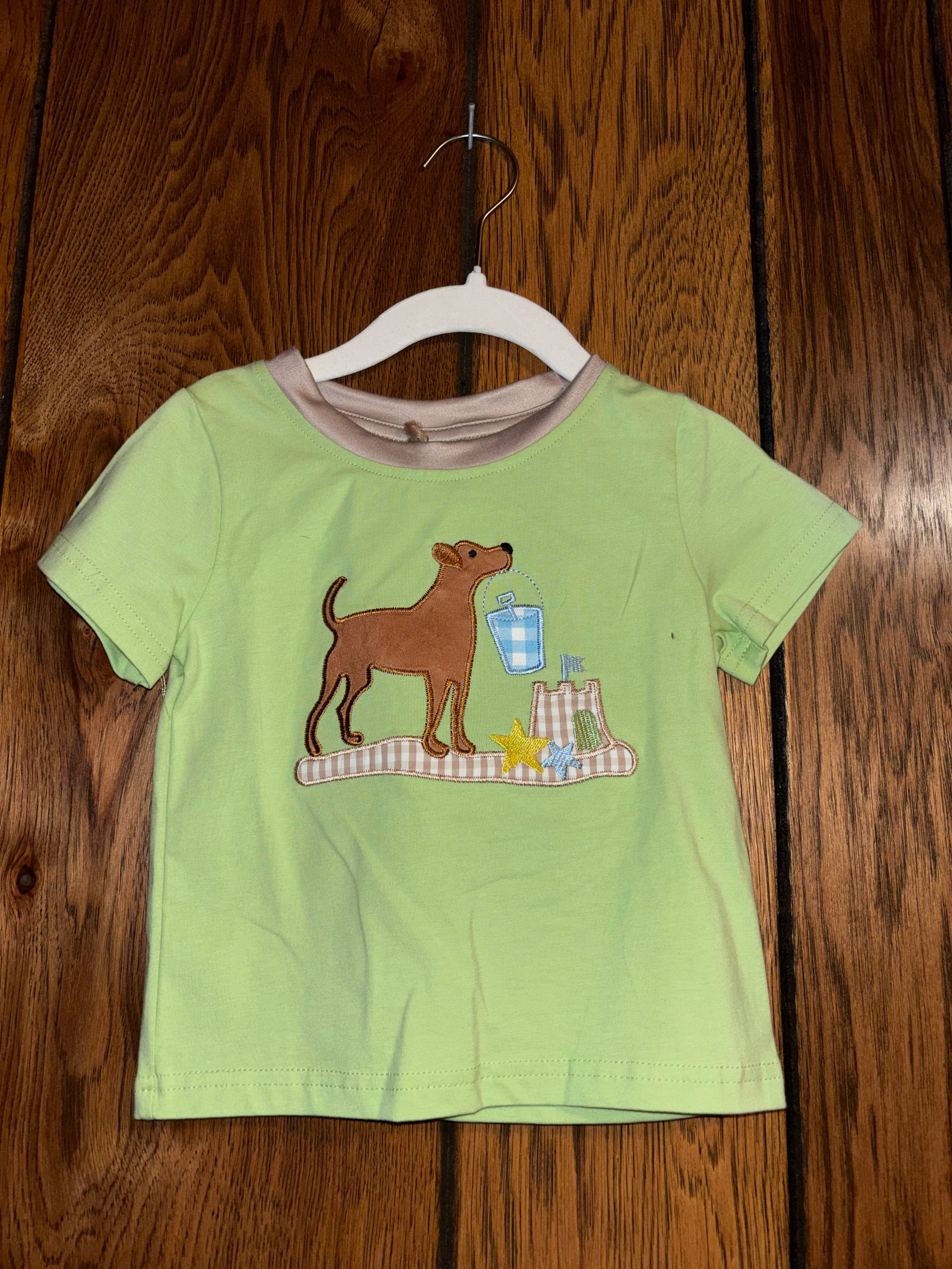 Green Beach Dog Tee