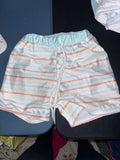 Striped Swim Trunks