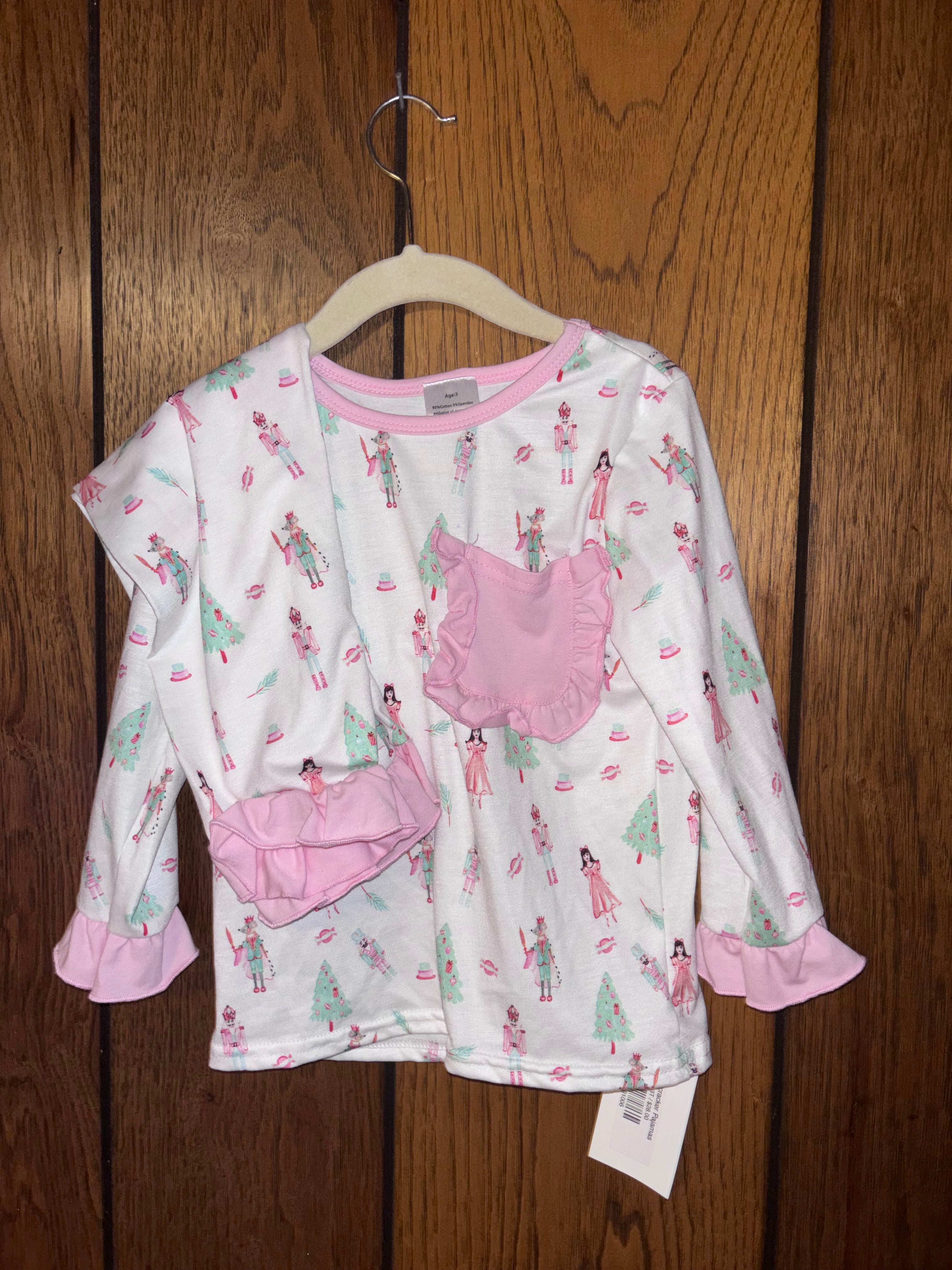 Pink Nutcracker Pajama Set