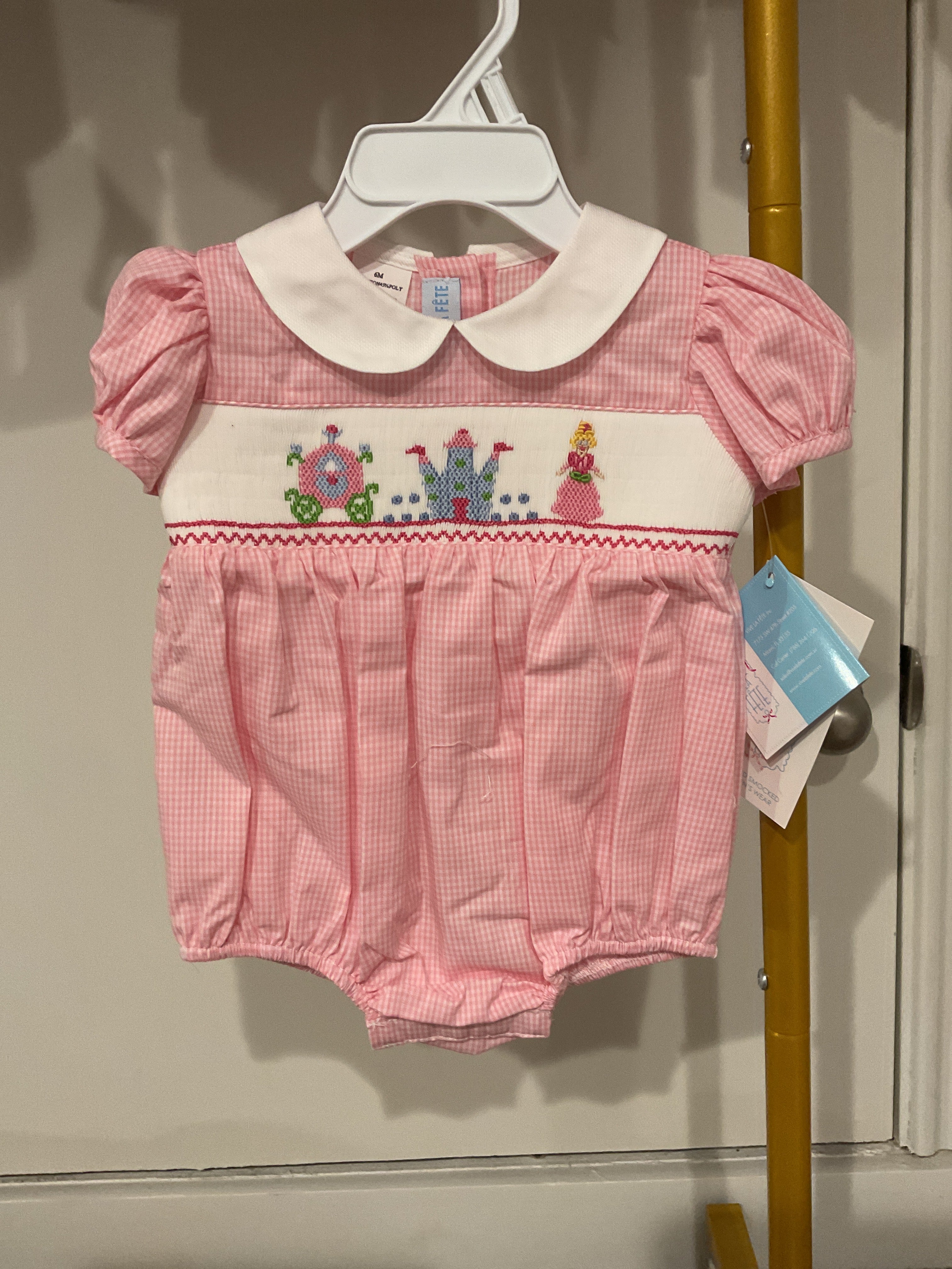 Hand Smocked Princess Bubble