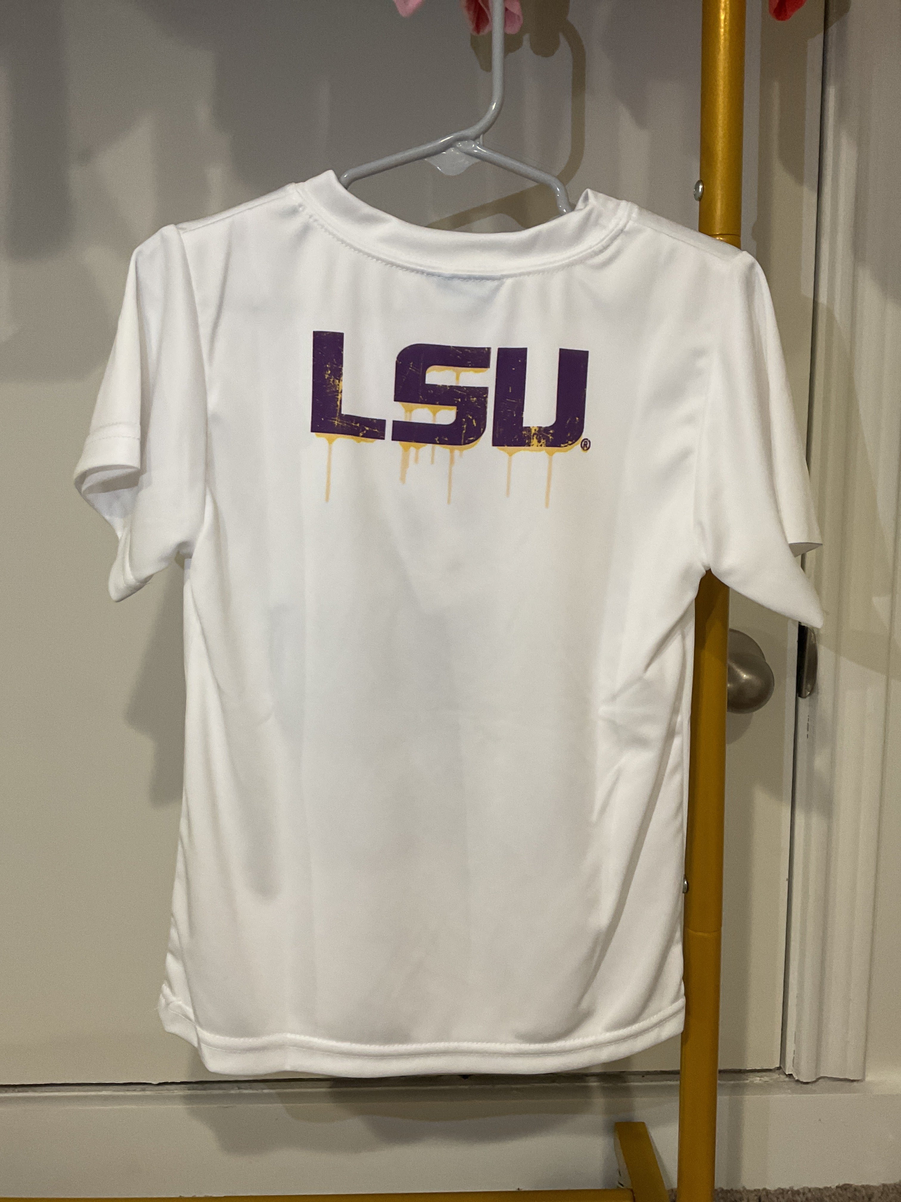 LSU Dripping Helmet Tee