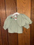 Green Christmas Bloomer Set