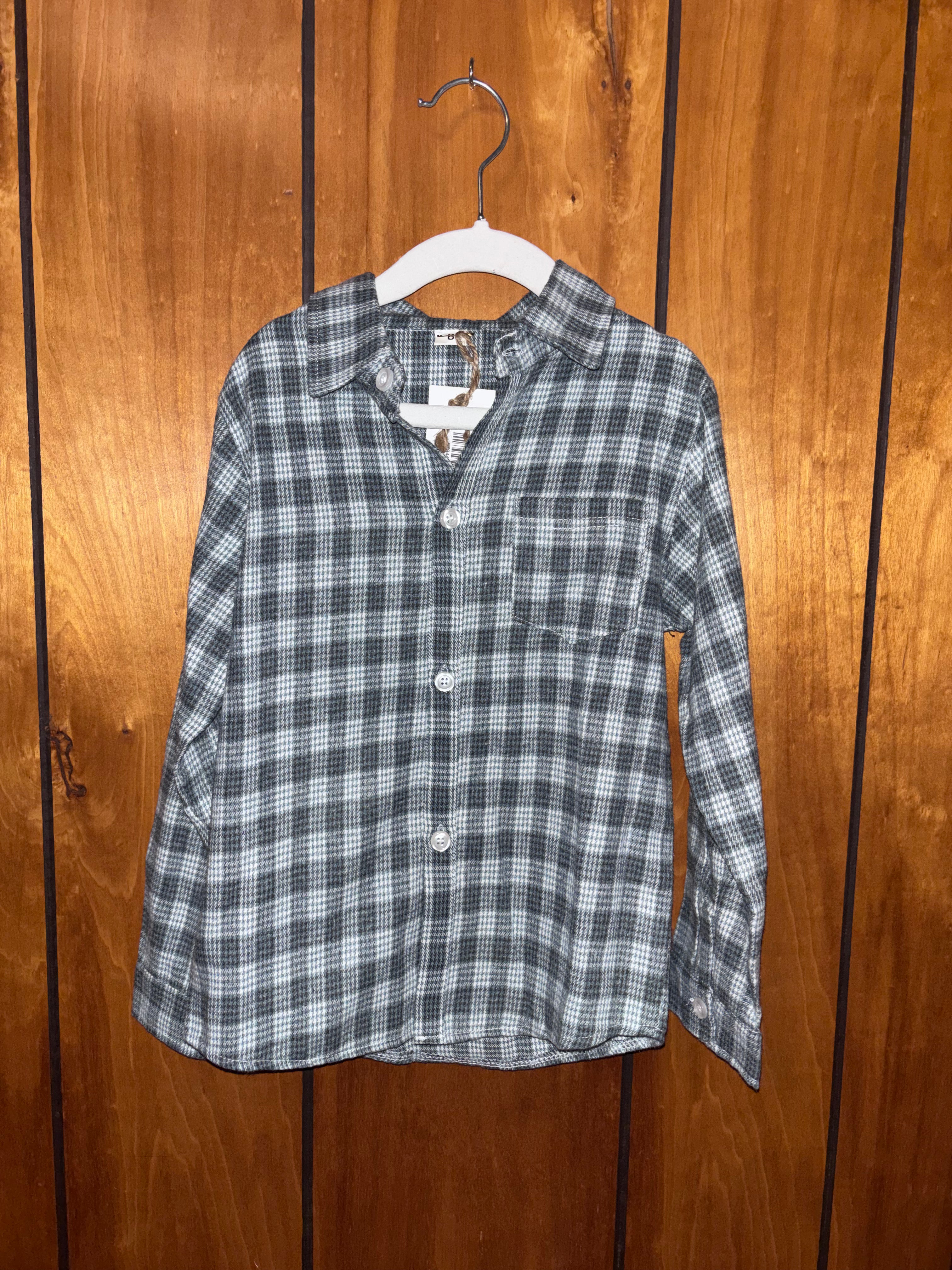 Gray Button Down