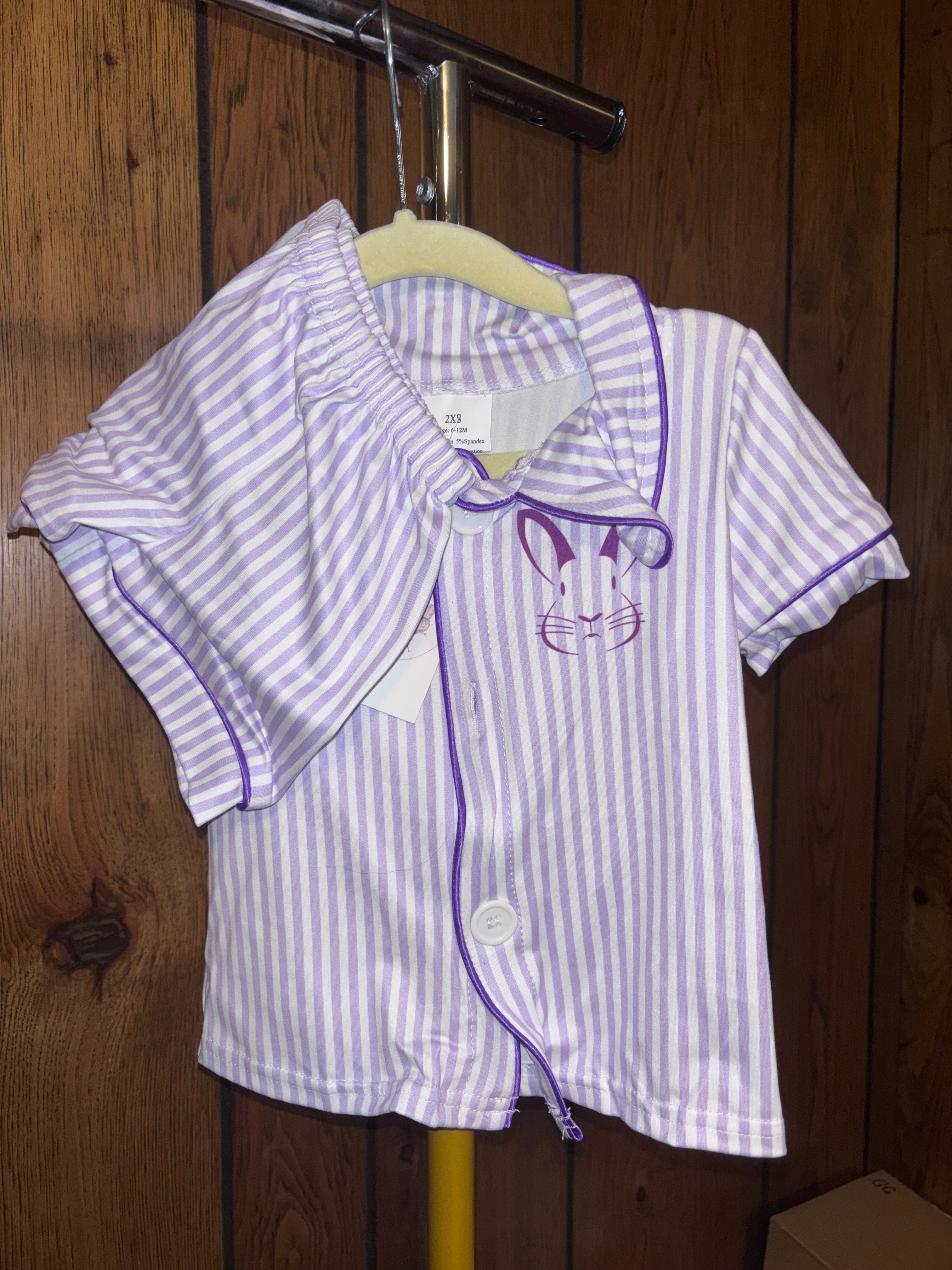 (Boys)Easter Pajama Shorts Set