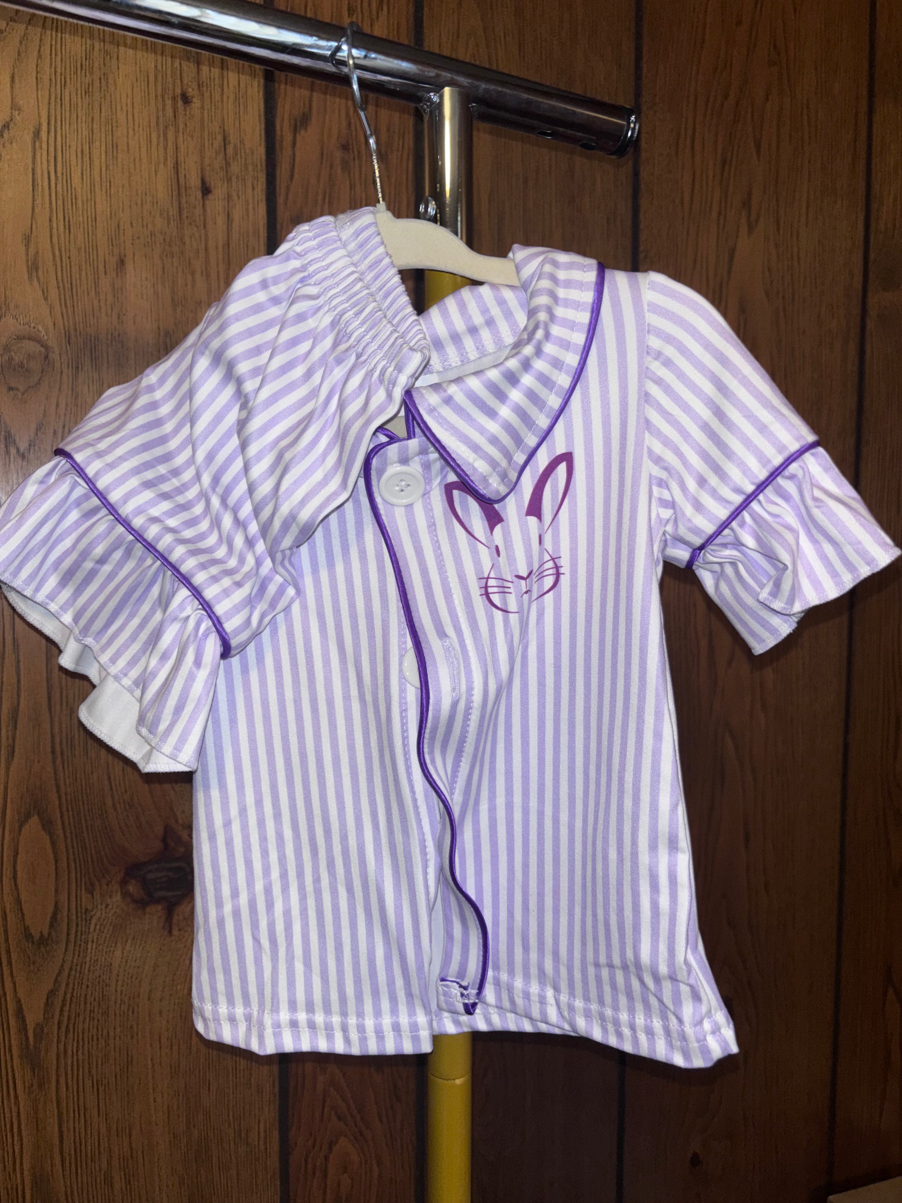 (Girls) Easter Pajamas Shorts Set