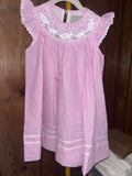 Smocked Pink Bunny Dress