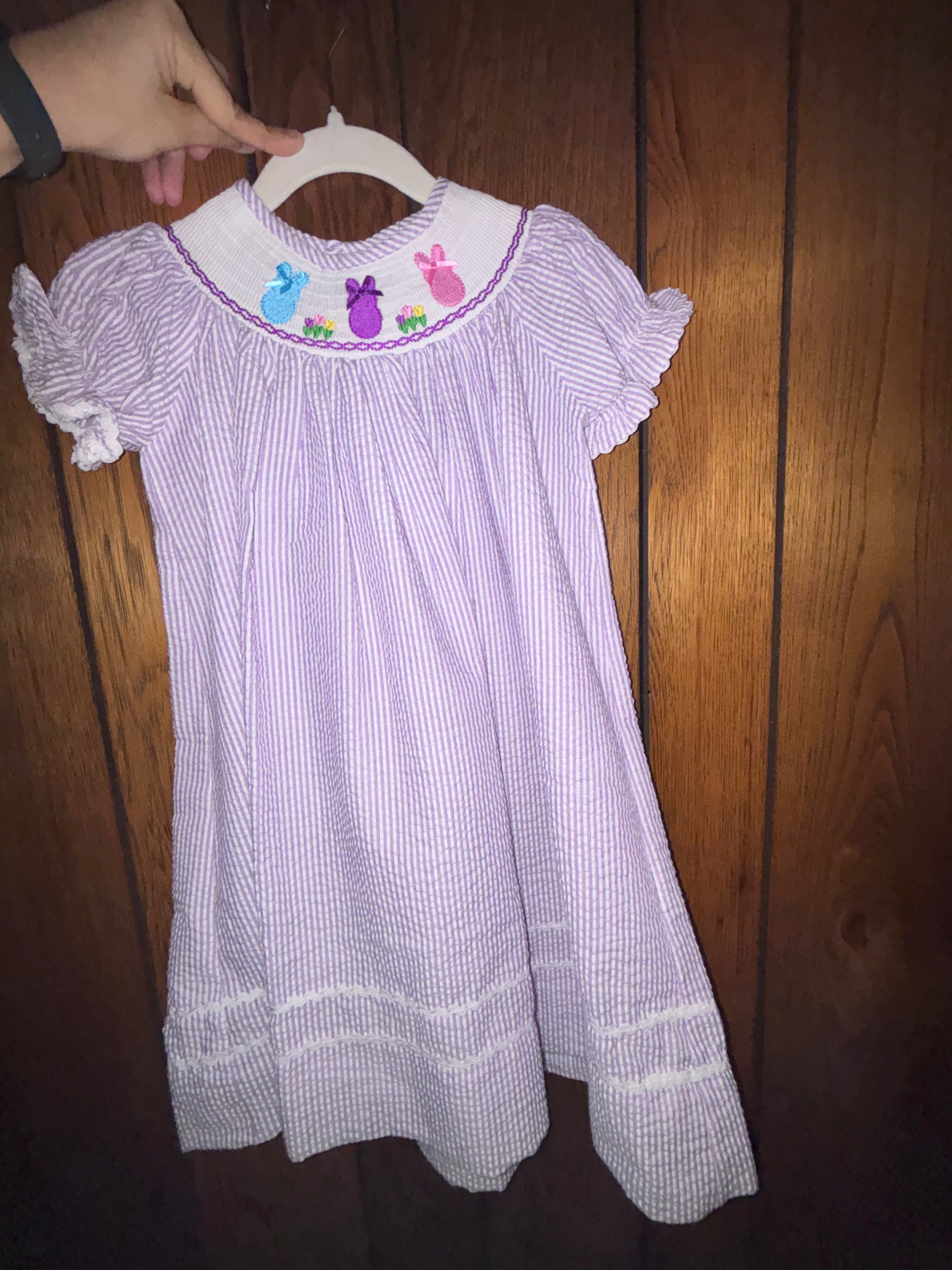 Peeps Smocked Dress