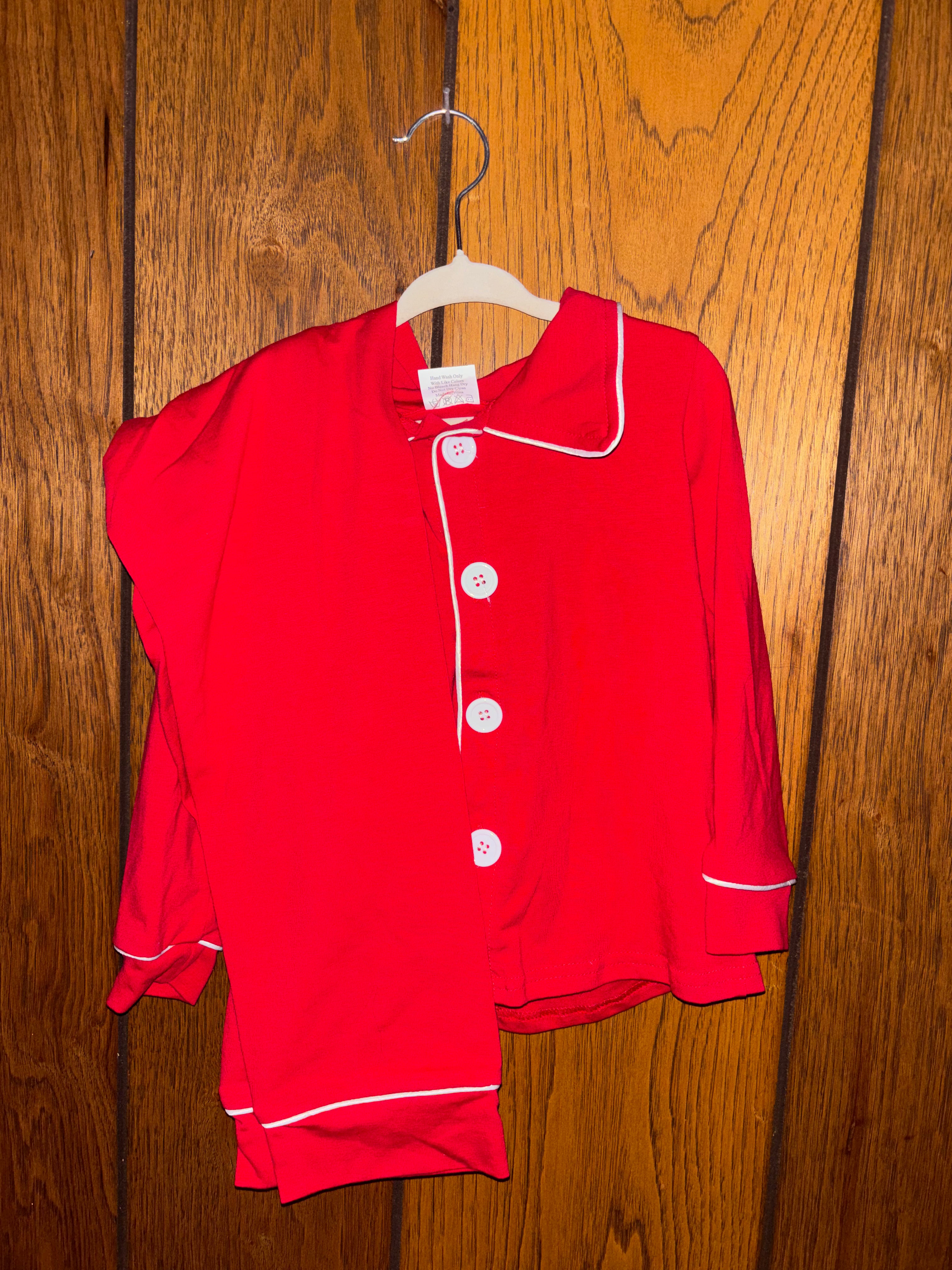 Red Christmas Pajamas