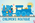 Blue train with 'ABC' on a light blue background, labeled 'Children's Boutique'.